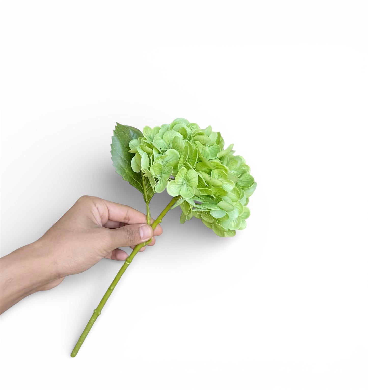 Real-Touch Artificial Hydrangea (Green)